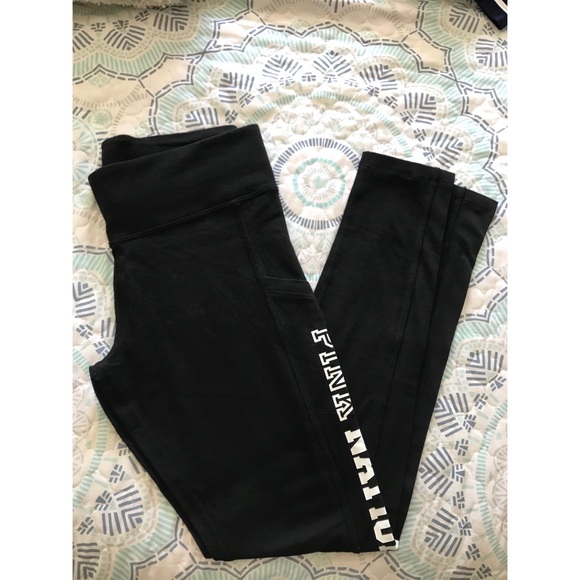 PINK Victoria's Secret Pants - PINK Flat Top Yoga Leggings with Pockets!